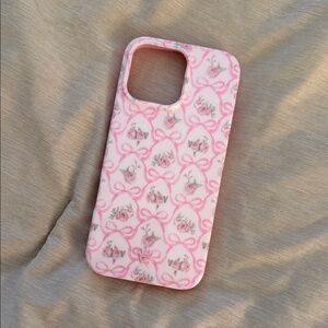 Velvet Caviar Pink Floral iPhone 16 Pro Max Case